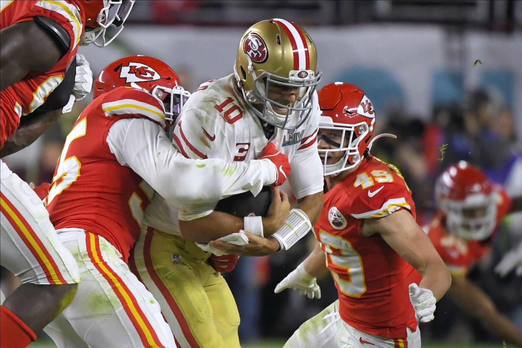 49ers Chiefs Super Bowl Football